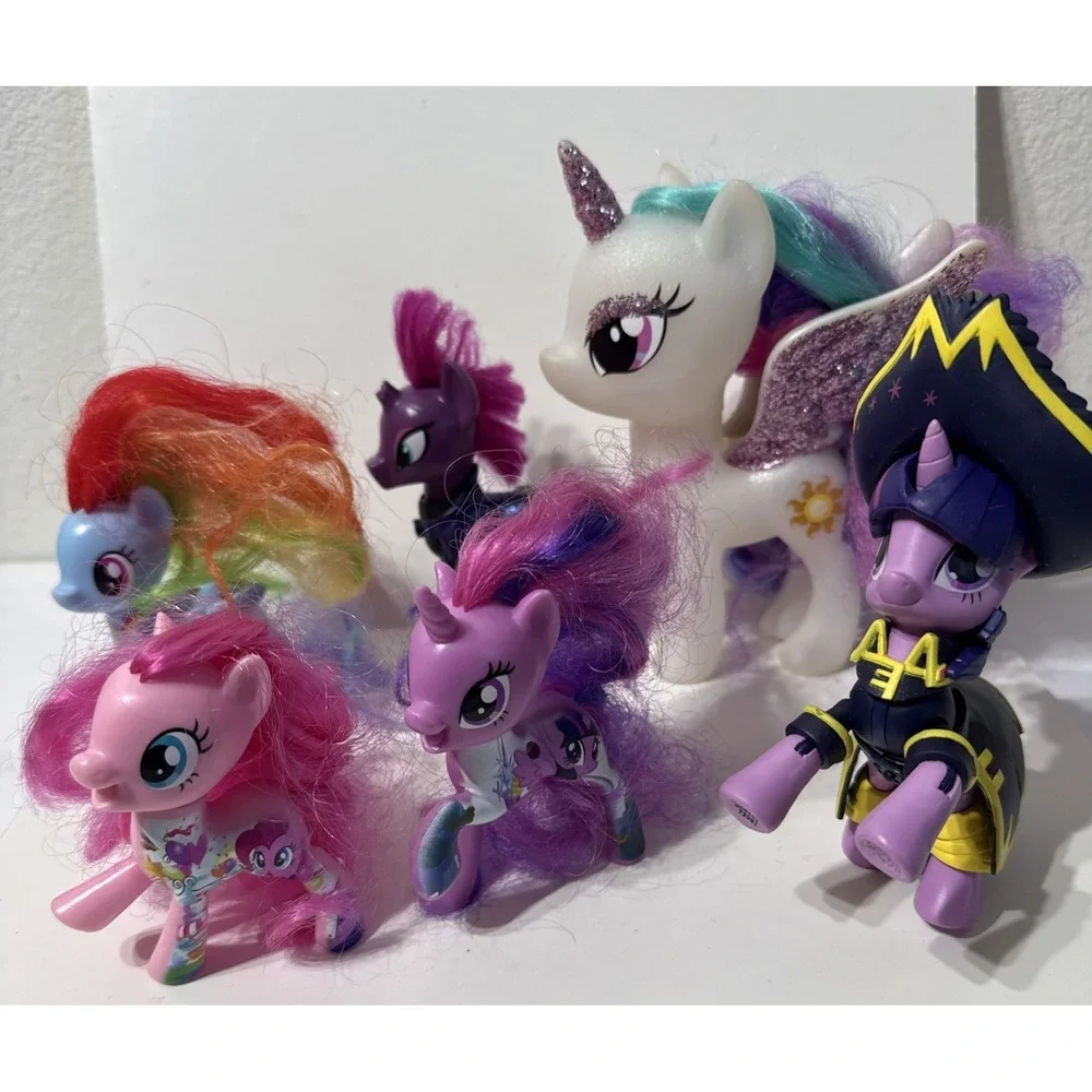 2016 My Little Pony Mixed LOT 6 Horses Movie Harmony Twilight Princess‎ Celestia